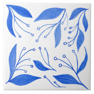 Mediterranean Blue Ceramic Tile