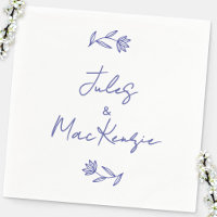Mediterranean Blue Wildflower Wedding