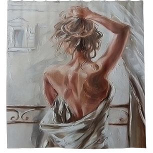 Mediterranean Breeze Shower Curtain