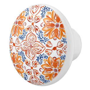 Mediterranean Coasta Ceramic Knob