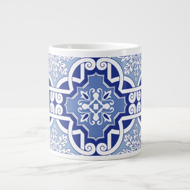 Mediterranean Crest Large Coffee Mug (Front)