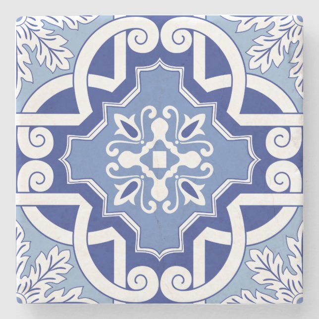 Mediterranean Crest Stone Coaster (Front)
