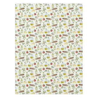 Mediterranean cuisine - culinary tablecloth