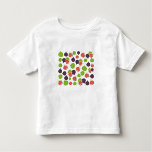 Mediterranean Fig Summer Fruit Pattern Toddler T-Shirt