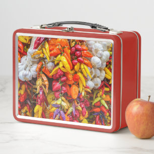Mediterranean flavours metal lunch box