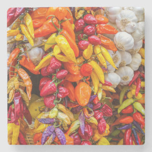 Mediterranean flavours stone coaster