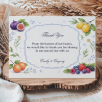 Mediterranean Fruit Floral Appreciation Design