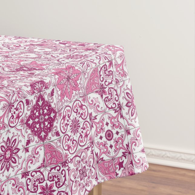 Mediterranean hues/ Azulejo tiles Tablecloth (In Situ)