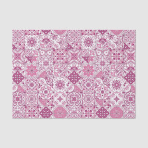 Mediterranean hues/ Azulejo tiles Tissue Paper