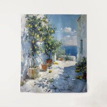 Mediterranean Impressionism with Lemons