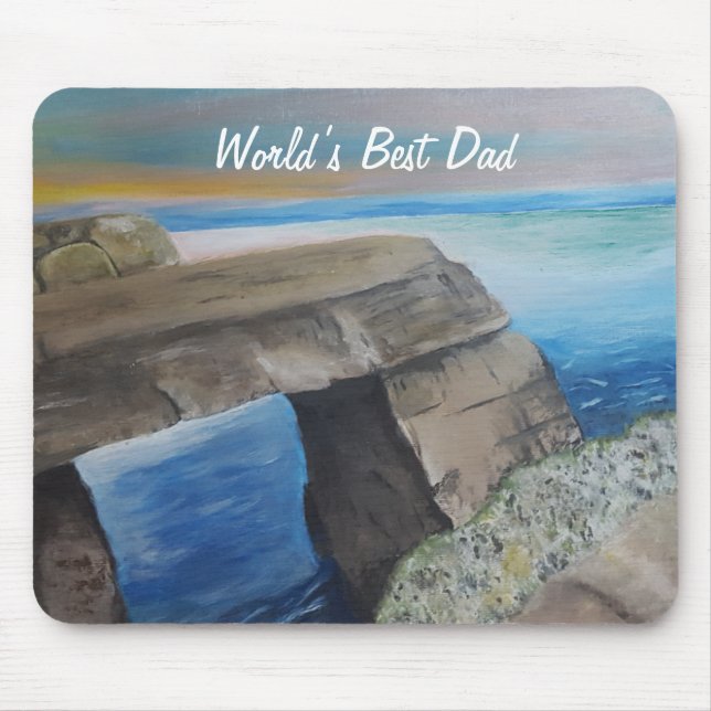 Mediterranean Landscape Mouse Pad (Front)