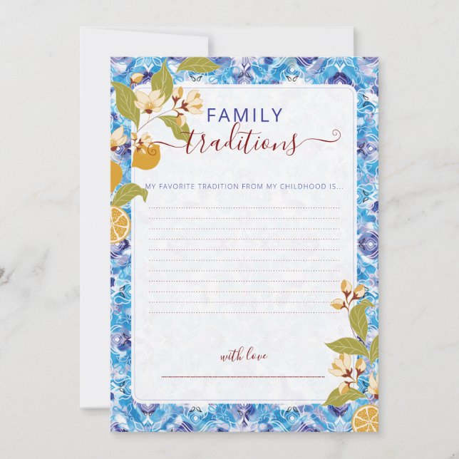 Mediterranean Lemon Amalfi Coast Baby Shower Invitation (Front)