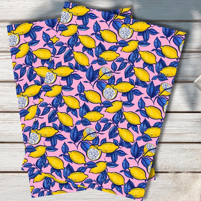  Mediterranean Lemon Botanical Tissue Paper (Creator Uploaded)