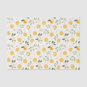 Mediterranean Lemon Botanical Tissue Paper