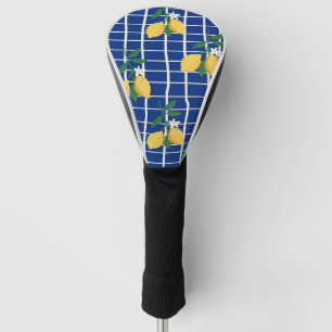 Mediterranean Lemon Branch Pattern Golf Head Cover