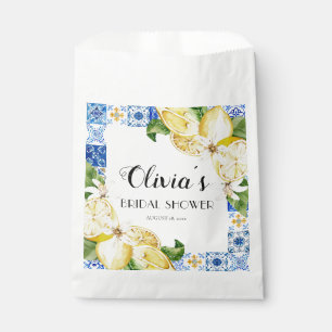 Mediterranean Lemon Bridal Shower Favour Bags