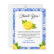 Mediterranean Lemon Bridal Shower Thank You Card  