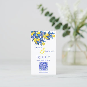 Mediterranean-Lemons-RSVP-QR code- Business Card