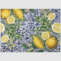 Mediterranean Lemons Summer Portuguese Tiles