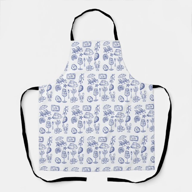 Mediterranean Life Outline Apron (Front)