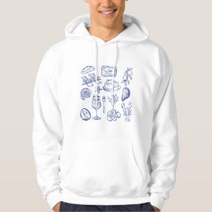 Mediterranean Life Outline Hoodie