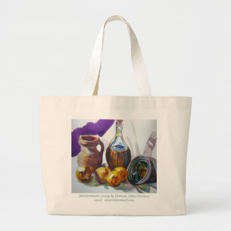 Mediterranean Living by Doranne Alden Caruana Large Tote Bag