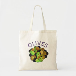 Mediterranean Mixed Olives Greek Food Kalamata Tote Bag