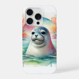 Mediterranean monk seal serenity 210824AREF111 - W iPhone 15 Pro Case