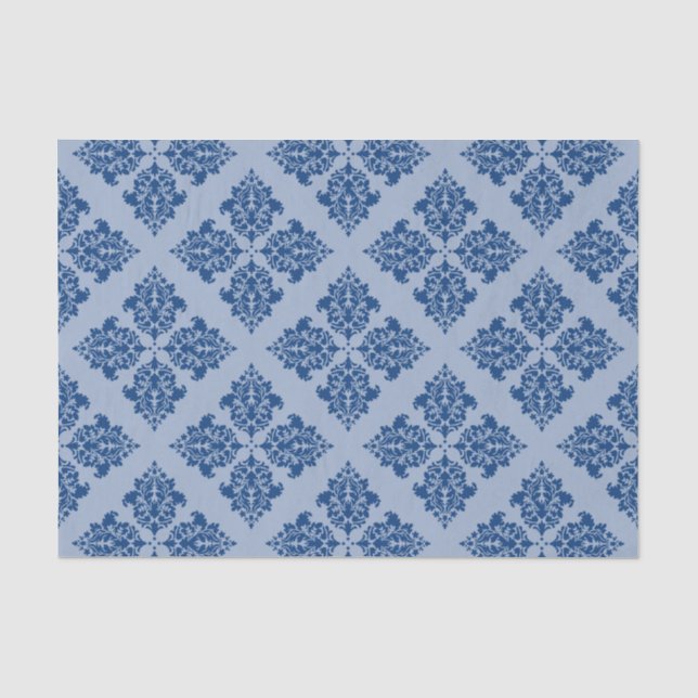 Mediterranean Moroccan Damask Tissue Paper (Front)
