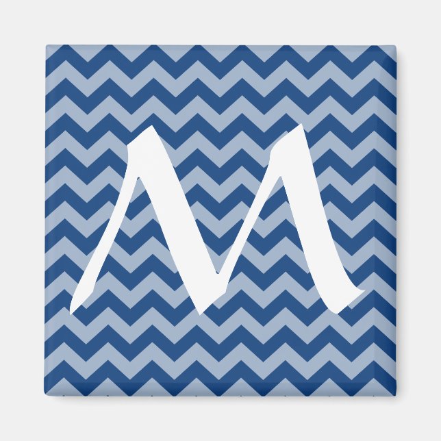 Mediterranean Moroccan Moods Chevrons Magnet (Front)