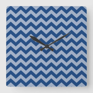 Mediterranean Moroccan Moods Chevrons Square Wall Clock