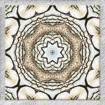 Mediterranean Mosaic Nature Inspired Ceramic Tile<br><div class="desc">Ceramic tile featuring a geometric design based on original animal skin prints. A beautiful nature inspired design resembling a mosaic. The image is large enough for both the small or large size tile and will fit nicely in a kitchen or bathroom.</div>