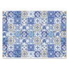 Mediterranean Mosaic Tiles Blue Decoupage Craft