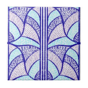 Mediterranean Neon Mosaic Pattern Ceramic Tile
