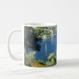 Mediterranean Olive Grove by the Sea  Coffee Mug