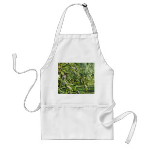 Mediterranean olive tree branches with ripe olives standard apron