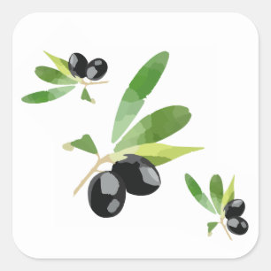 Mediterranean Olives Sticker
