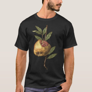 Mediterranean Pomegranate Fruit And Seeds Vector A T-Shirt