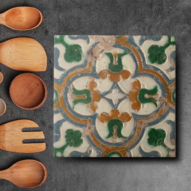 Mediterranean Portuguese flower azulejos tiles (Mediterranean Portuguese flower azulejos tiles)