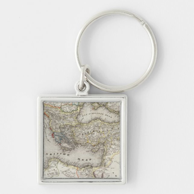 Mediterranean Region Key Ring (Front)