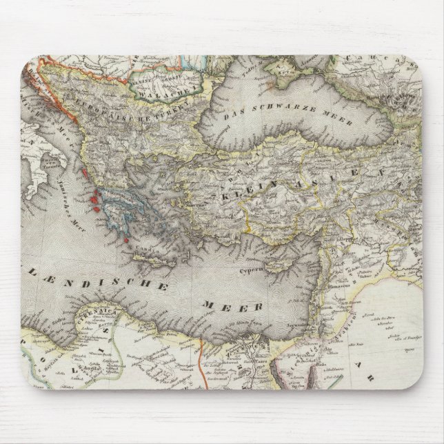 Mediterranean Region Mouse Pad (Front)