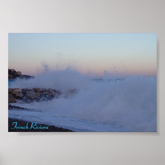 Mediterranean Sea, French Riviera Poster (Front)