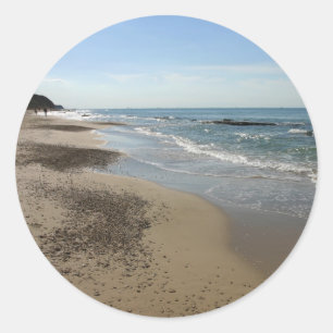 Mediterranean Sea, Israel Classic Round Sticker
