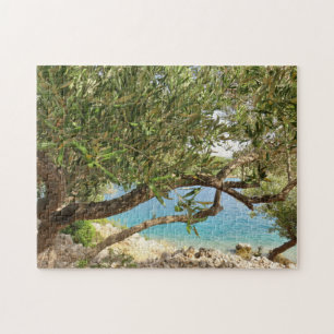 Mediterranean Sea Olive Tree Jigsaw Puzzle