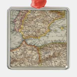 Mediterranean Sea W Metal Ornament