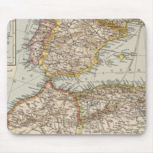 Mediterranean Sea W Mouse Pad (Front)