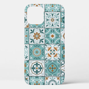 Mediterranean seamless pattern from Moroccan tiles iPhone 12 Case