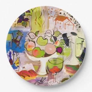 Mediterranean Still Life Paper Plates 9"