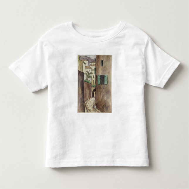 Mediterranean Street and Houses Toddler T-Shirt (Front)