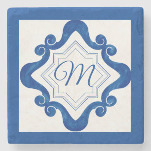 Mediterranean Style Stone Coaster